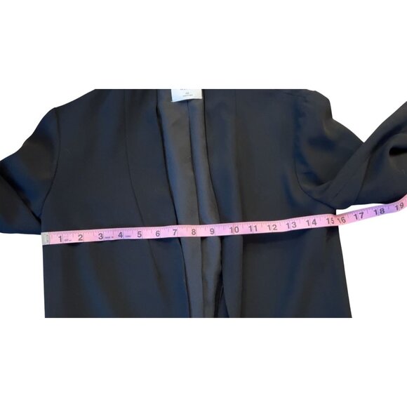 Aritzia Wilfred CHEVALIER JACKET Blazer Open Front Black Size XXS - Picture 5 of 7